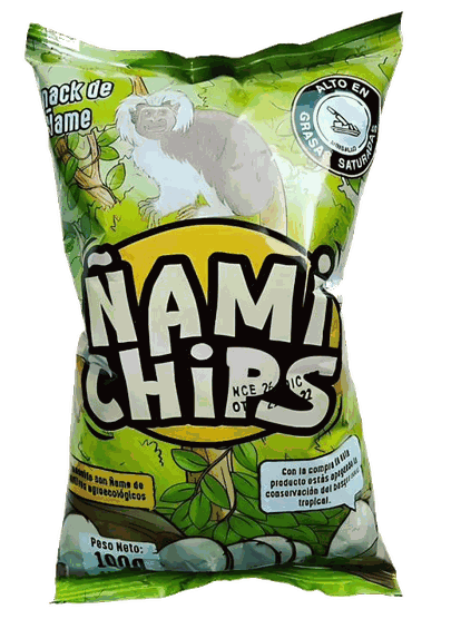 Paquete de ÑamiChips de 25 gramos